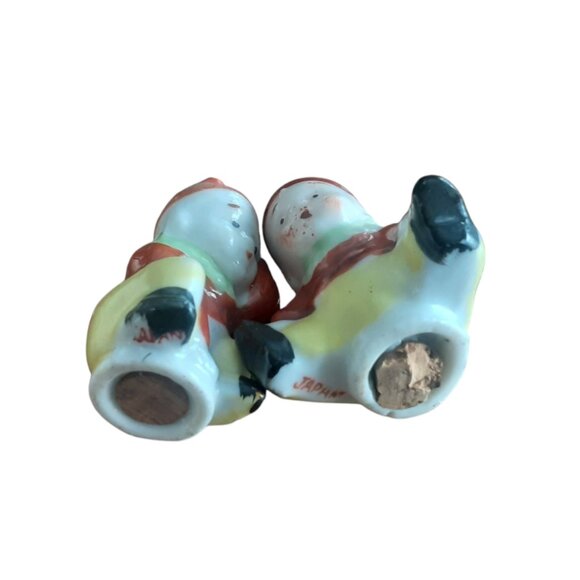 Vintage Pixie Elf Gnome Miniature Salt & Pepper Shakers. Japan - Picture 3 of 3